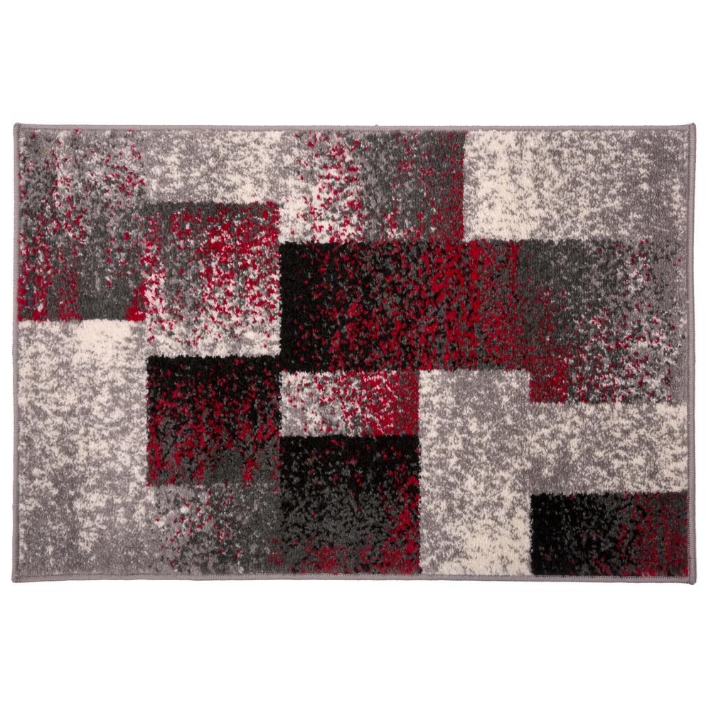 World Rug Gallery Contemporary Distressed Bo Red 2 Ft X 3 Contemporary Distressed Bo Red 2 Ft