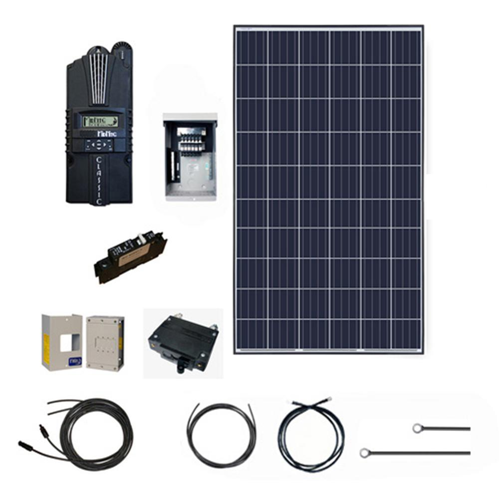 Renogy 3200 Watt 48 Volt Polycrystalline Off Grid Solar System Solar Cabin Kit