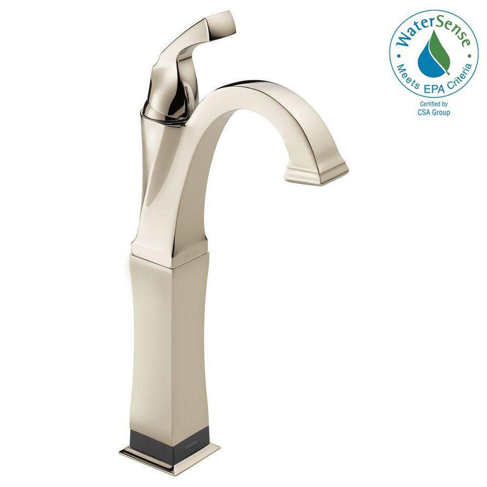 Delta Dryden Single Hole SingleHandle Vessel Bathroom Faucet with