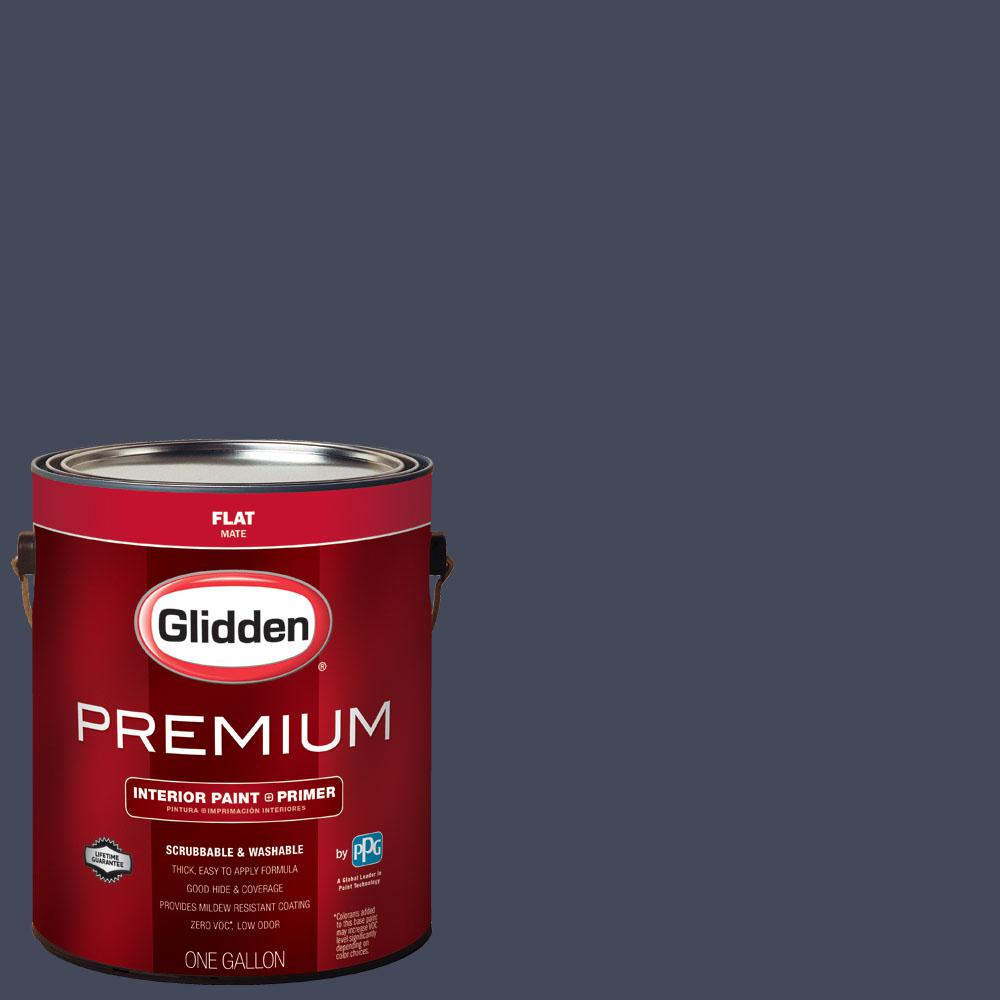 Glidden Premium 1 Gal Nfl 025e Dallas Cowboys Navy Flat Interior Nfl 025e Dallas Cowboys Navy Flat Interior Paint With