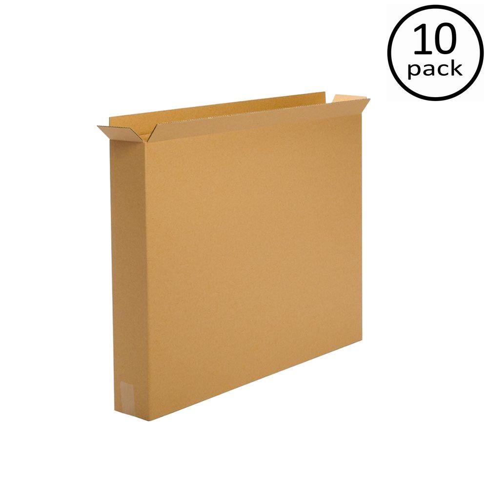 Plain Brown Box 36 in. x 6 in. x 42 in. Moving Box (10Pack)PRA0148B