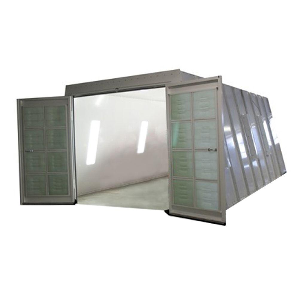 COLMET 13 ft. x 8 ft. x 23 ft. Crossdraft Spray Booth with Exhaust