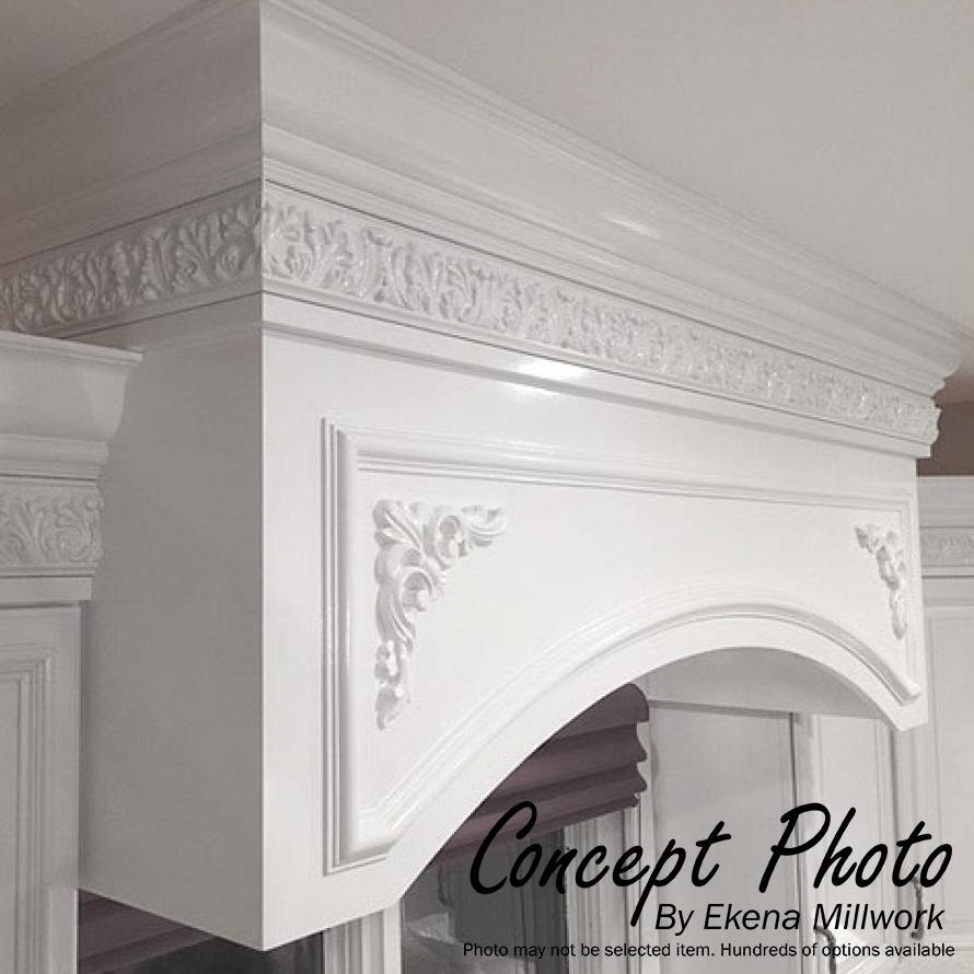 Right Factory Primed White Ekena Millwork ONL02X05X01ED-R 2W x 5H x 5//8P Edwards Onlay