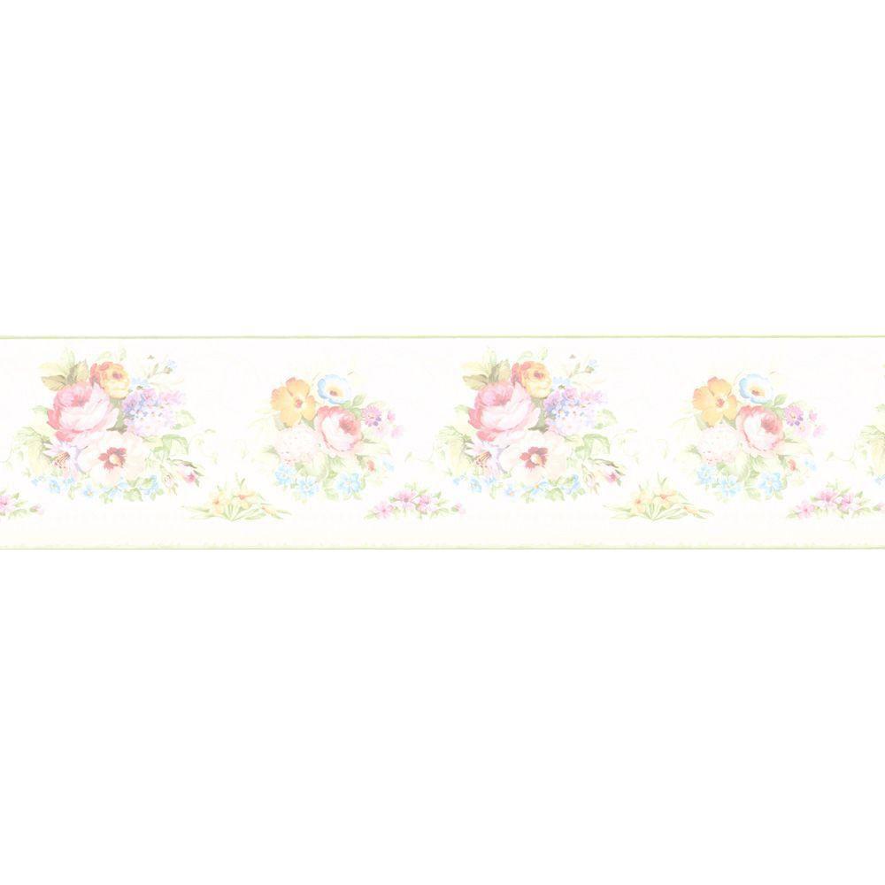 Victorian Floral Wallpaper Border-414B61890 - The Home Depot