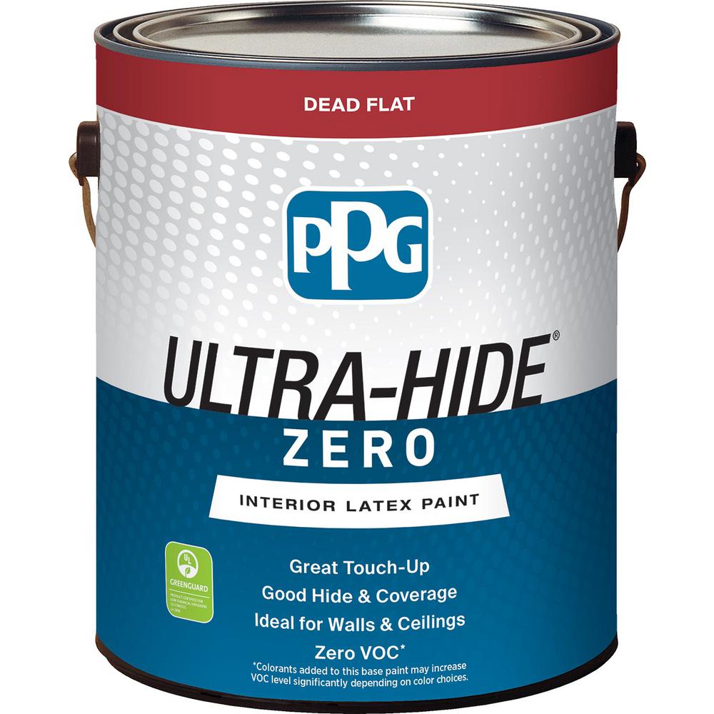 Ppg 1 Gal Hdpy57 Ultra Hide Zero Spring Pear White Flat Interior Hdpy57 Ultra Hide Zero Spring Pear White Flat Interior Paint