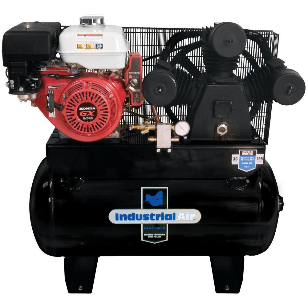 Industrial Air 30 Gal. Truck Mount Air Compressor with 9 HP Electric Start Honda... by Industrial Air