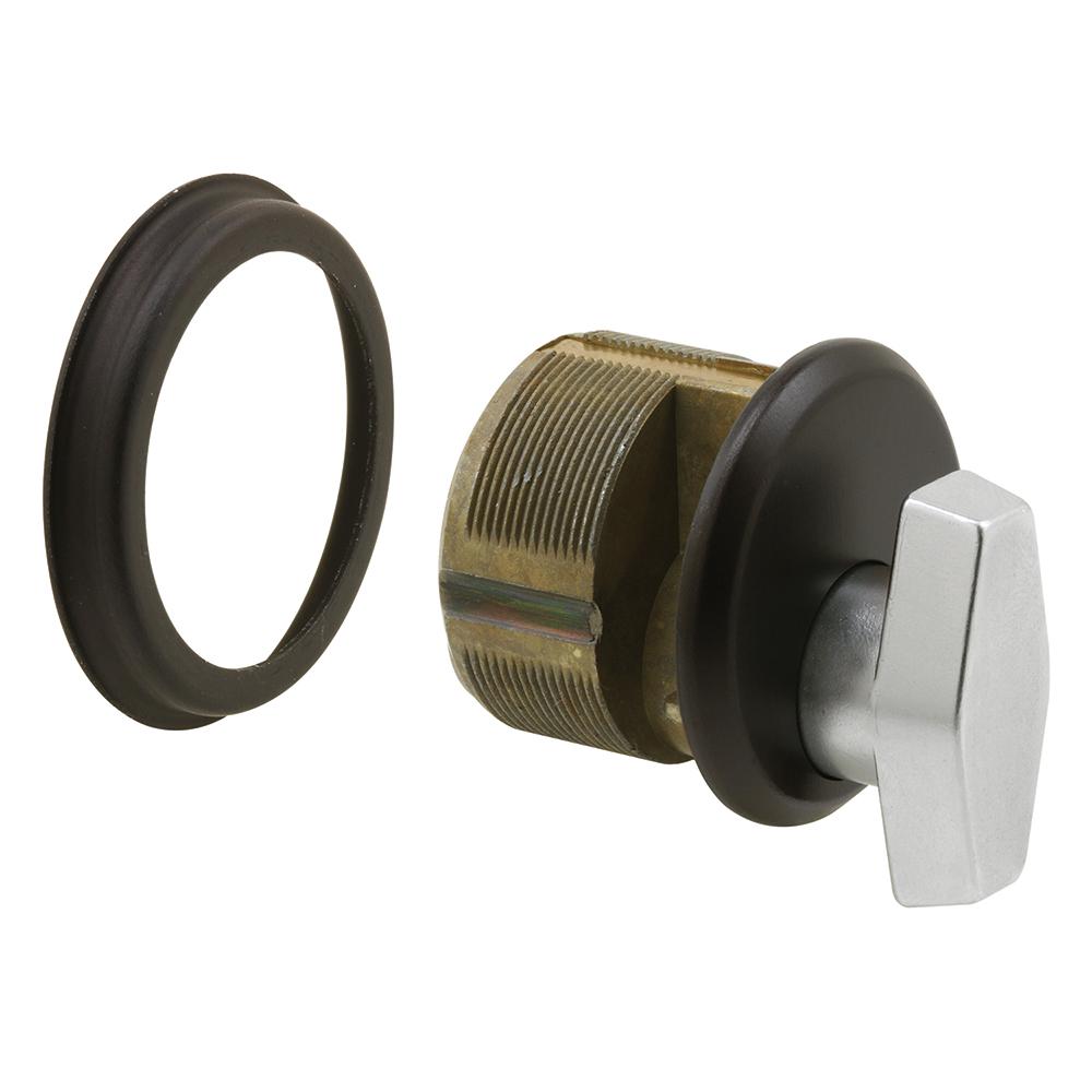 Prime Line Bronze Mortise Thumbturn Cylinder J 4531 The Home Depot