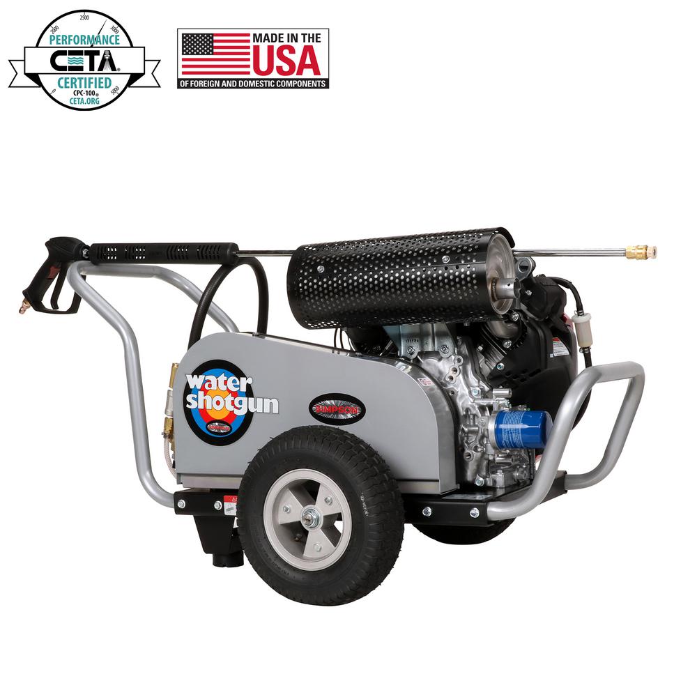 Simpson WaterShotgun 5000 PSI at 5.0 GPM HONDA GX630 with COMET Triplex
