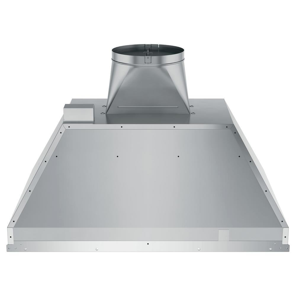 Ge 30 In Smart Insert Range Hood With Light In Stainless Steel