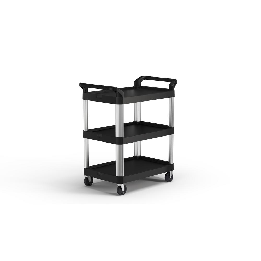 Suncast Commercial 4Shelf Plastic Wheeled Service CartRC4S2040 The