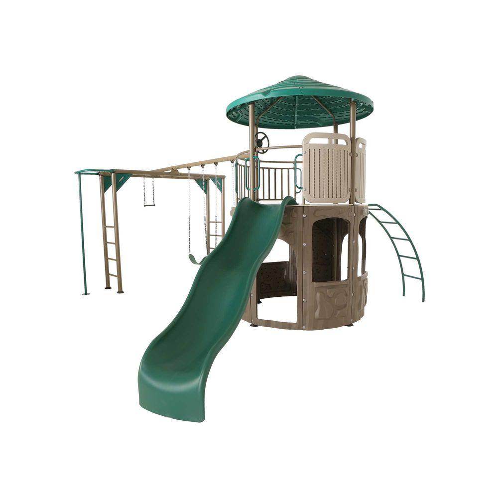 Lifetime Adventure Tower Deluxe Playset 90630 The Home Depot Adventure Tower Deluxe Playset