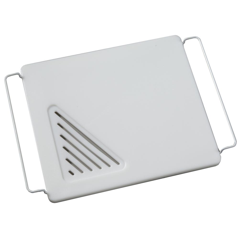 white plastic cutting board