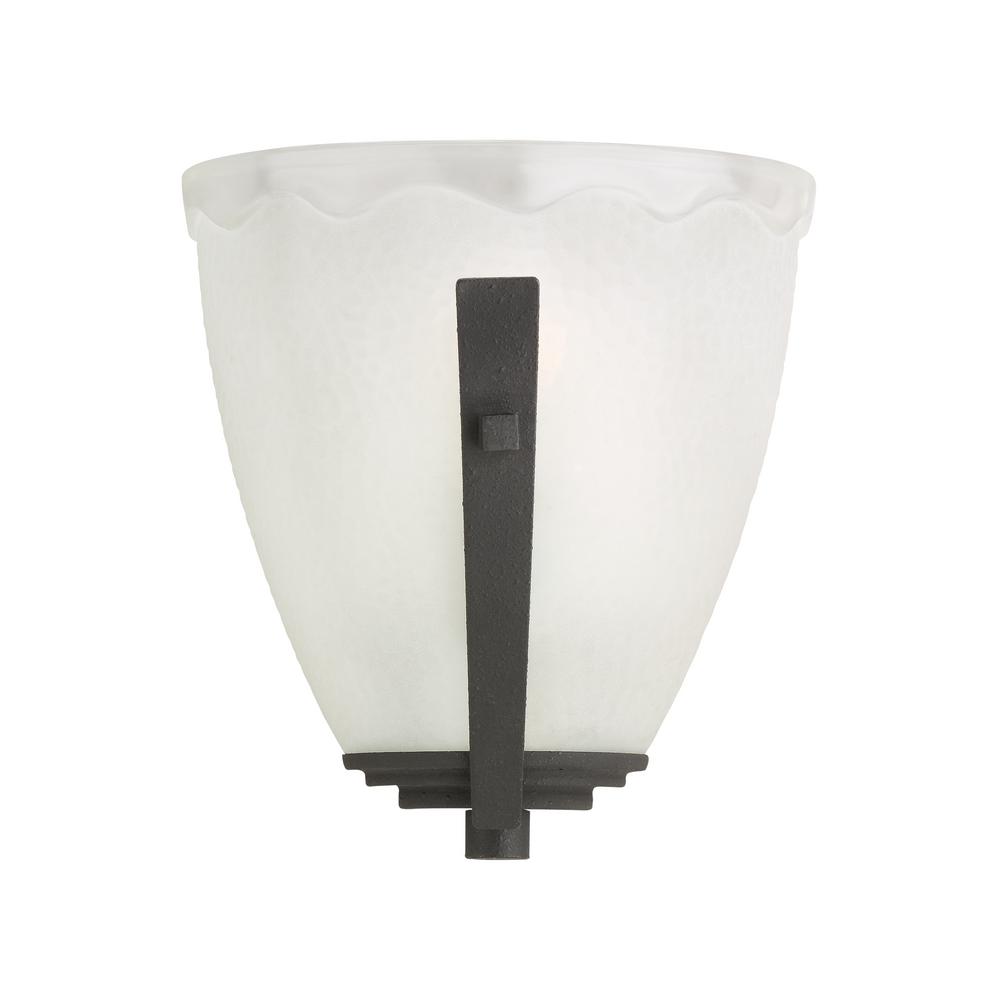 Sea Gull Lighting Decorative Wall Sconce 1-Light Blacksmith Sconce with LED... by Sea Gull Lighting