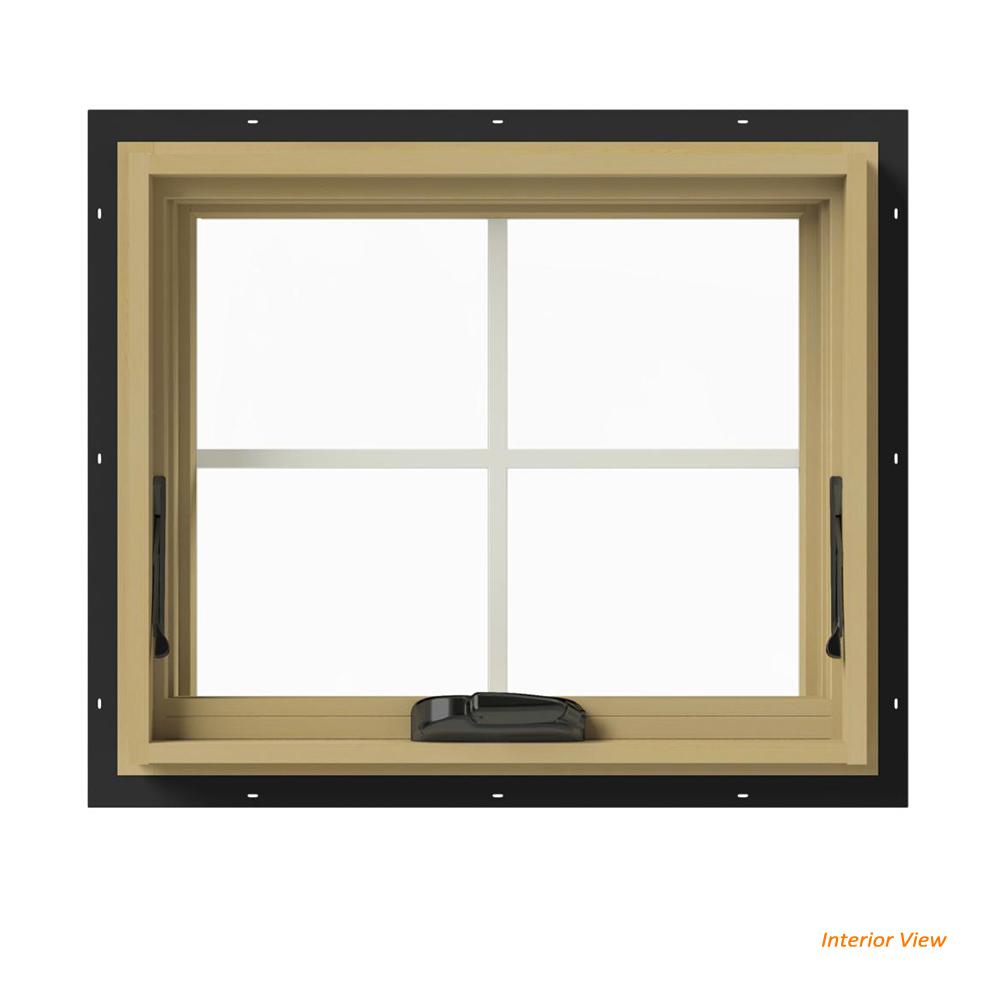 JELD WEN 24 In X 20 In W 2500 Series Bronze Painted Clad Wood