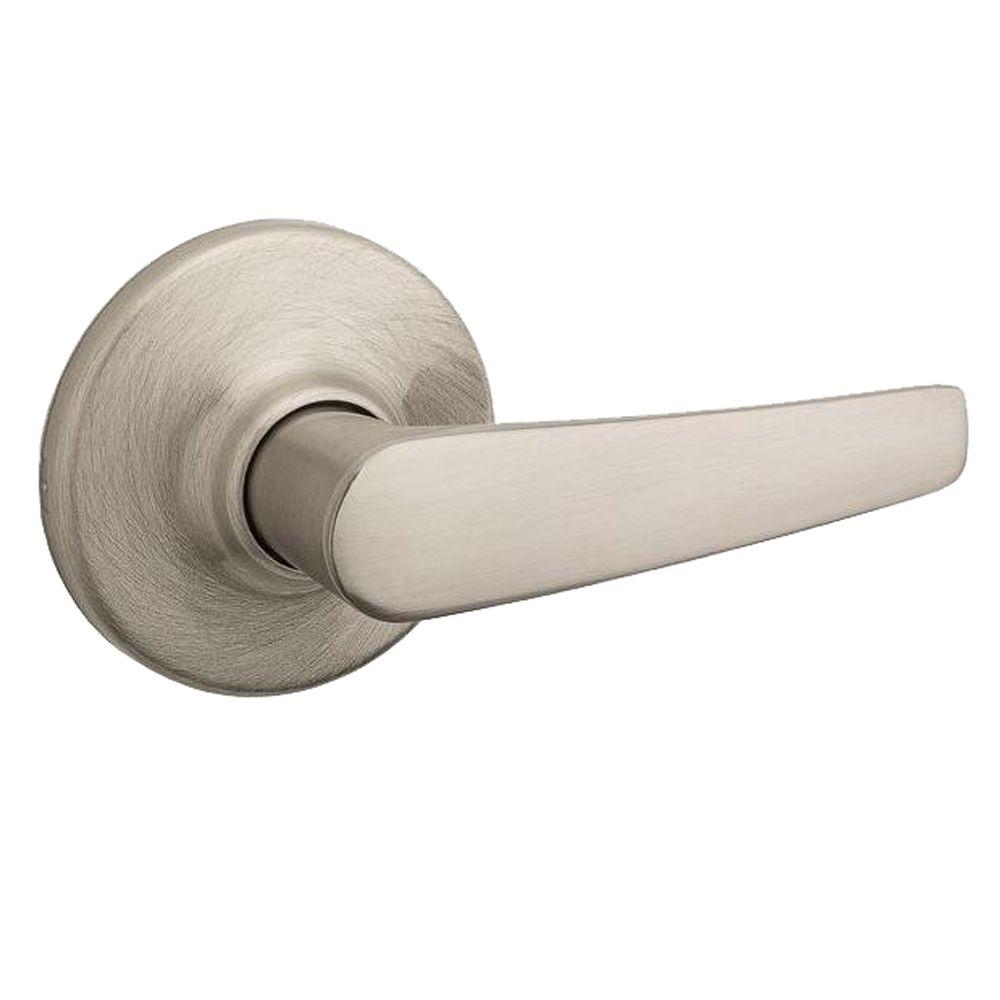 Kwikset Delta Satin Nickel Passage HalfDummy Door Lever488DL 15 The