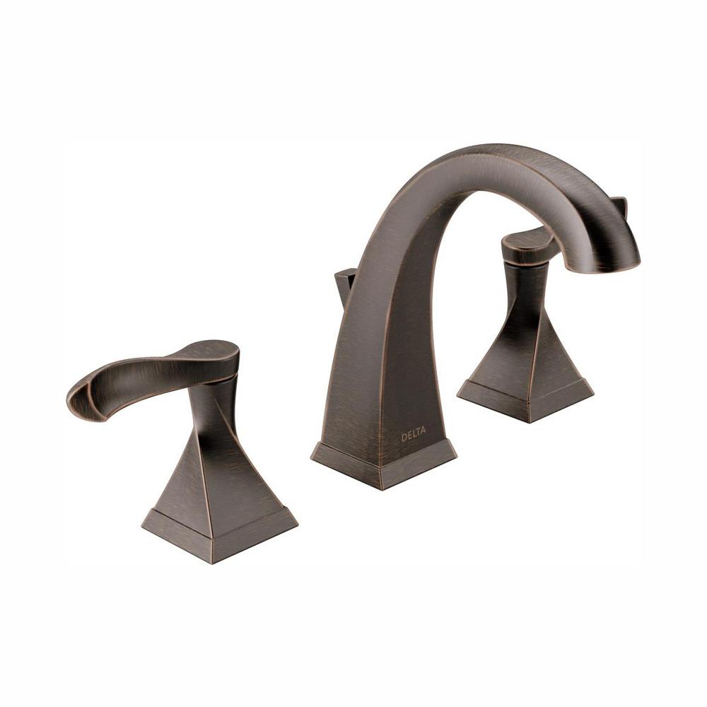 Delta Everly 8 In Widespread 2 Handle Bathroom Faucet Venetian Bronze