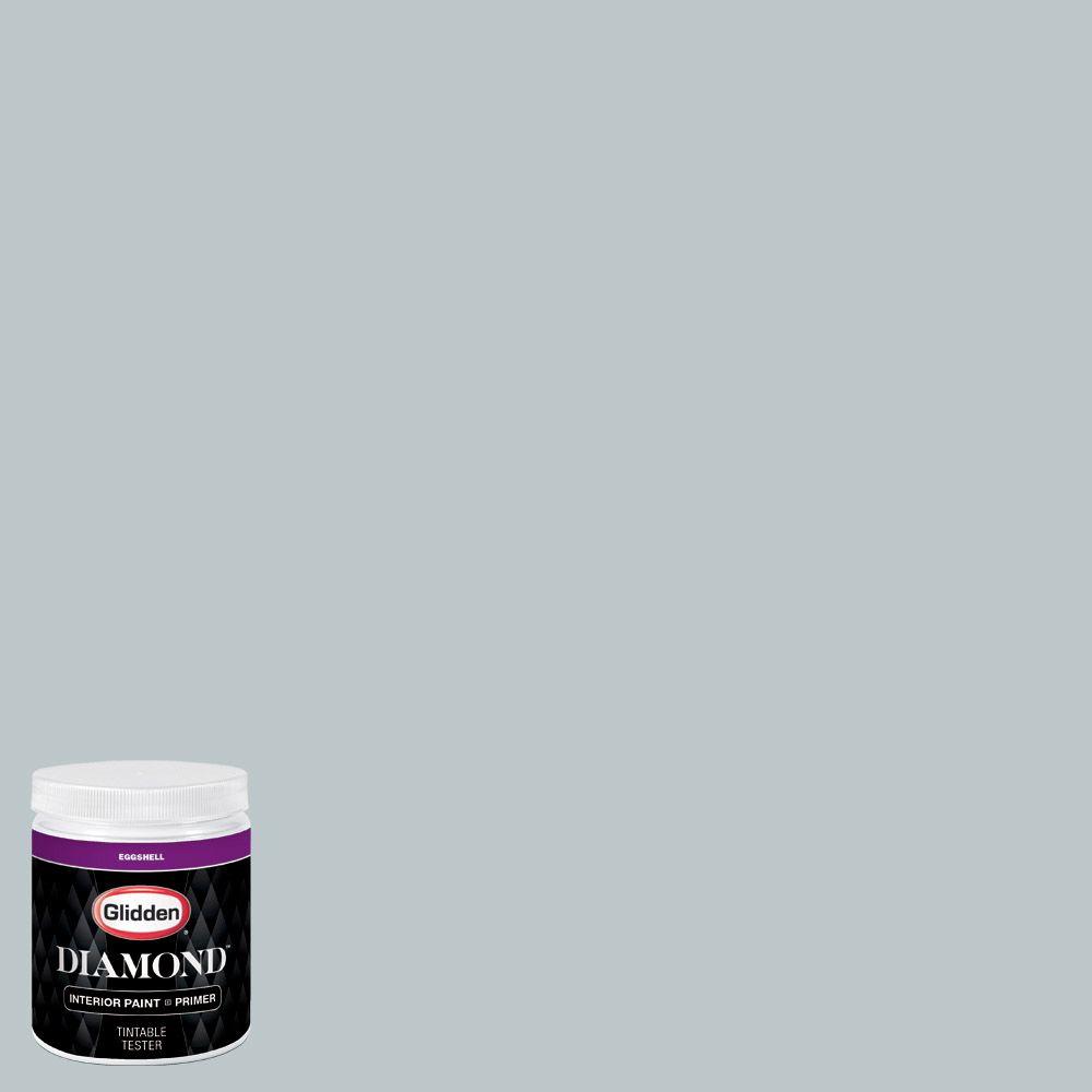 Glidden Diamond 8 oz. HDGCN28 Silver Blue Sea Eggshell Interior Paint