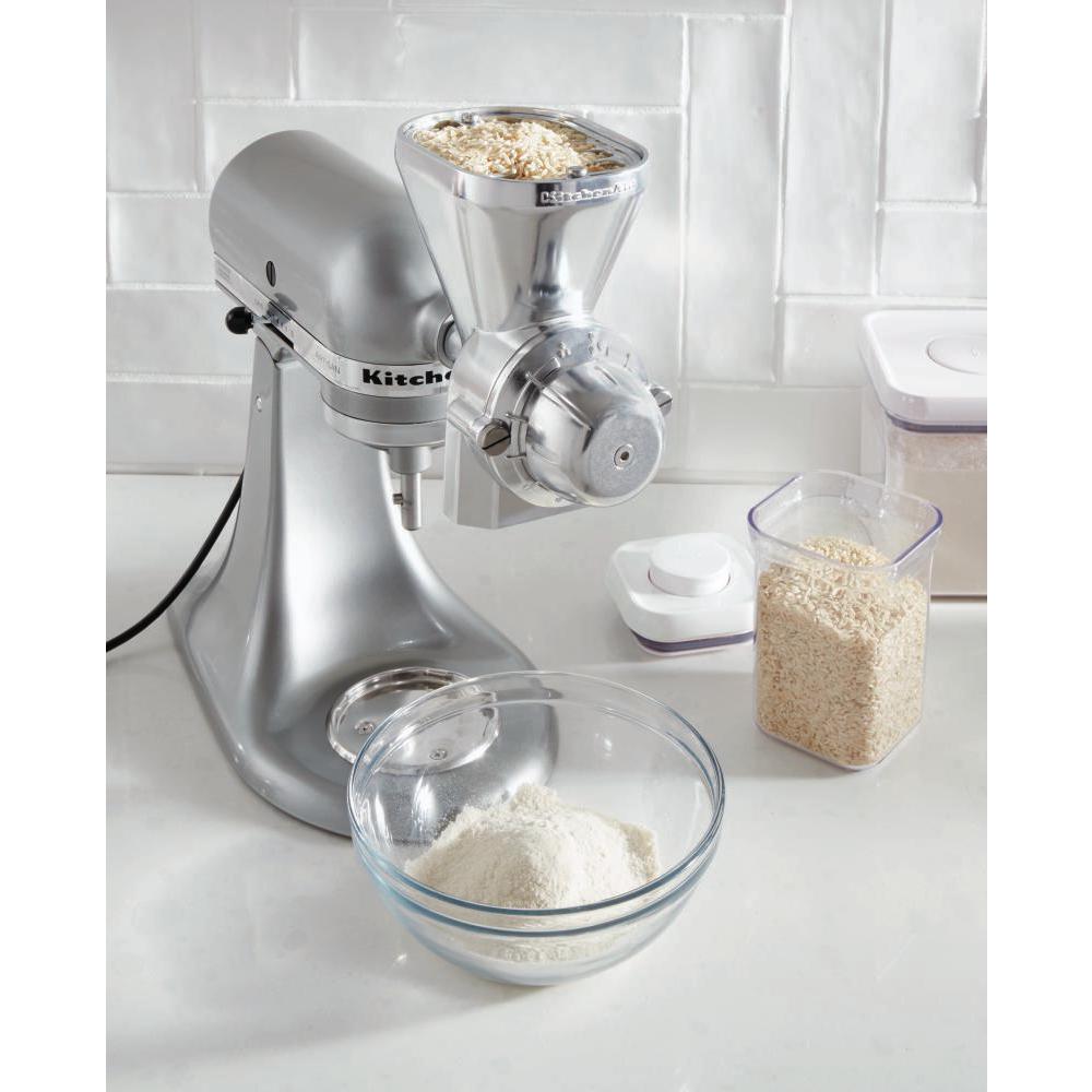 Kitchenaid All Metal Grain Mill Attachment For Stand Mixers Kgm Kitchenaid All Metal Grain Mill Attachment For Stand Mixers Kgm The Home Depot