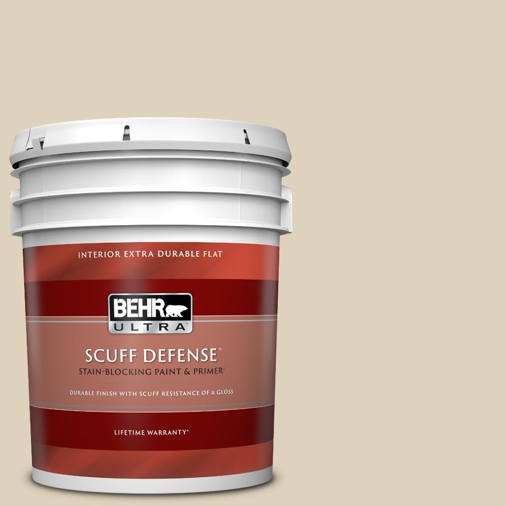 BEHR ULTRA 5 gal. #PPU4-12 Natural Almond Extra Durable ...
