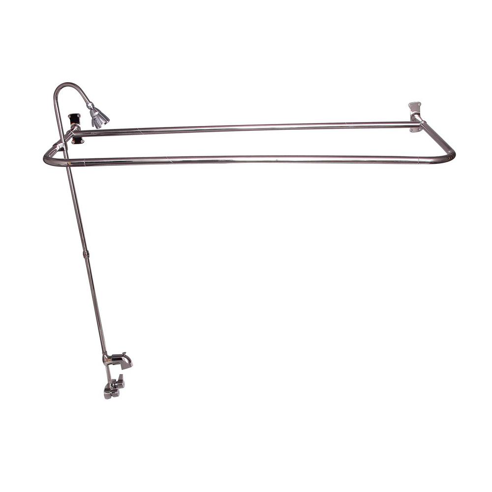 Barclay Products 2 Handle Claw Foot Tub Faucet With Code Spout