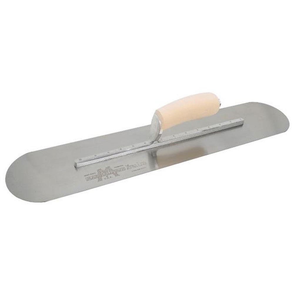 Marshalltown 22 inch x 4-1/2 inch Stainless Steel Exposed Rivet Pool Trowel -... by Marshalltown