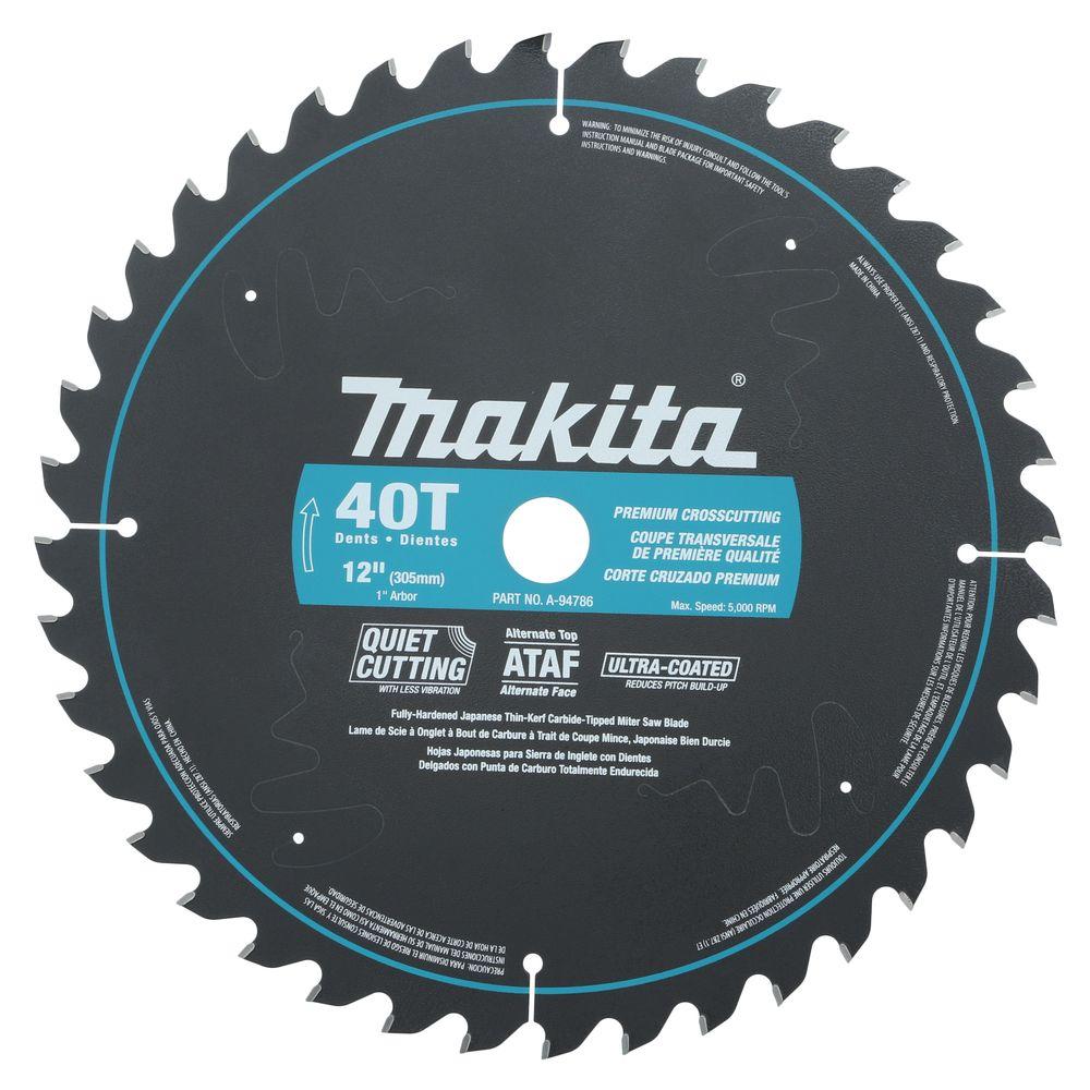 UPC 088381313810 product image for Circular Saw Blades: Makita Saw Blades 12 in. x 1 in. Ultra-Coated 40T Miter Saw | upcitemdb.com