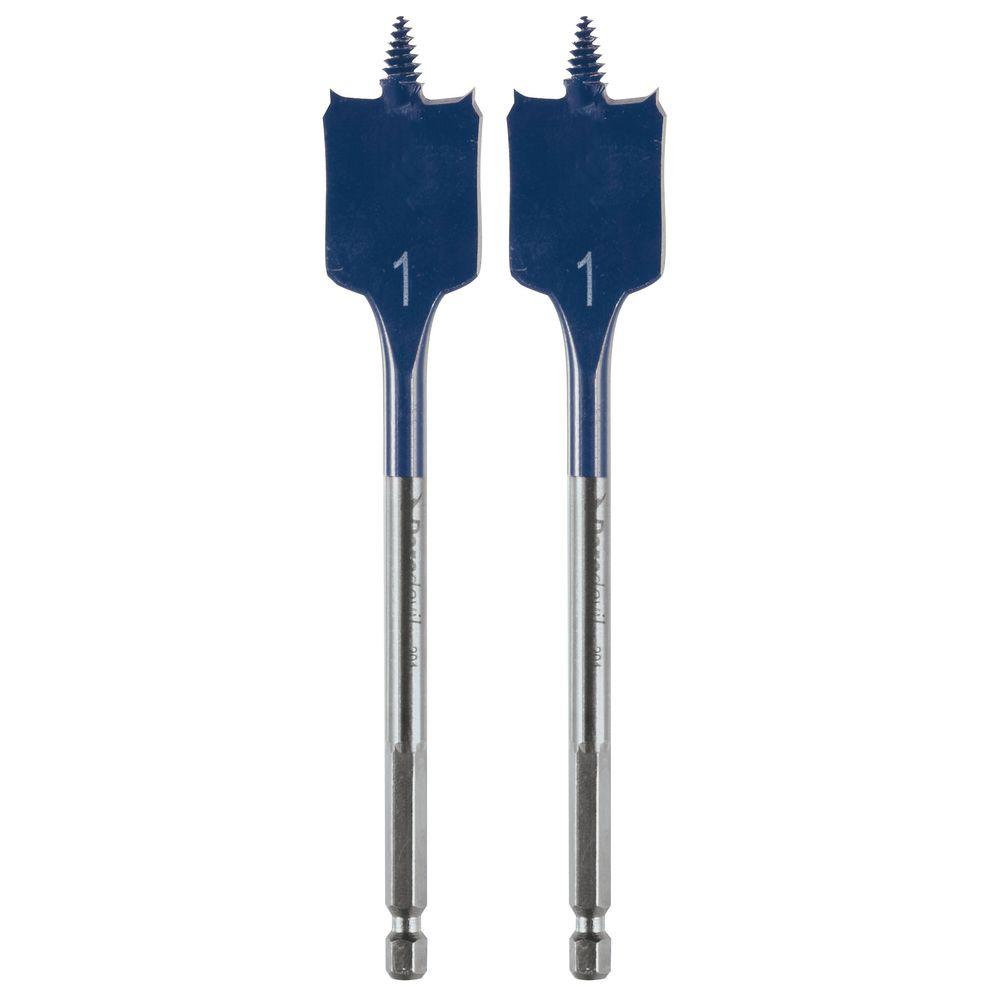 6 Piece Self Feeding Spade Bit Set-2Pack