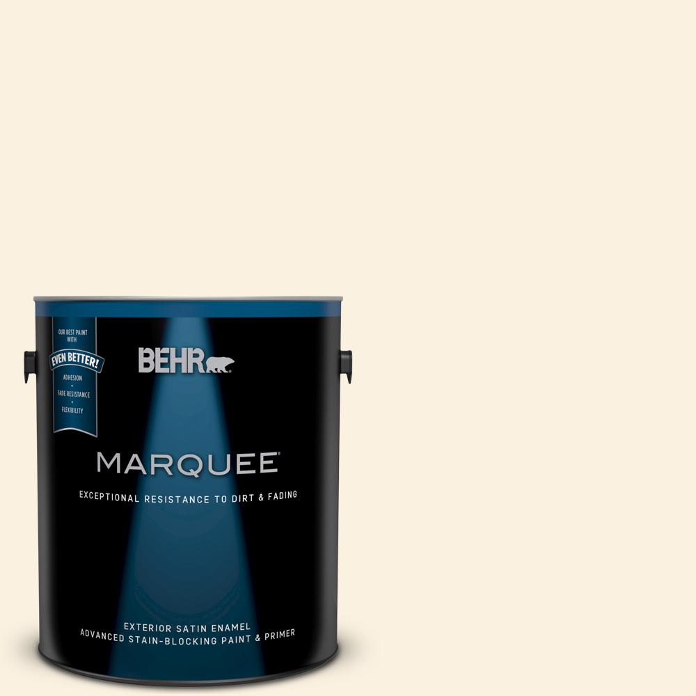 BEHR MARQUEE 1gal. M2901 Thickened Cream Satin Enamel Exterior Paint