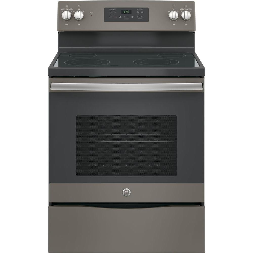 Ge 30 In 5 3 Cu Ft Electric Range With Self Cleaning Oven Ge 30 In 5 3 Cu Ft Electric Range With Self Cleaning Oven