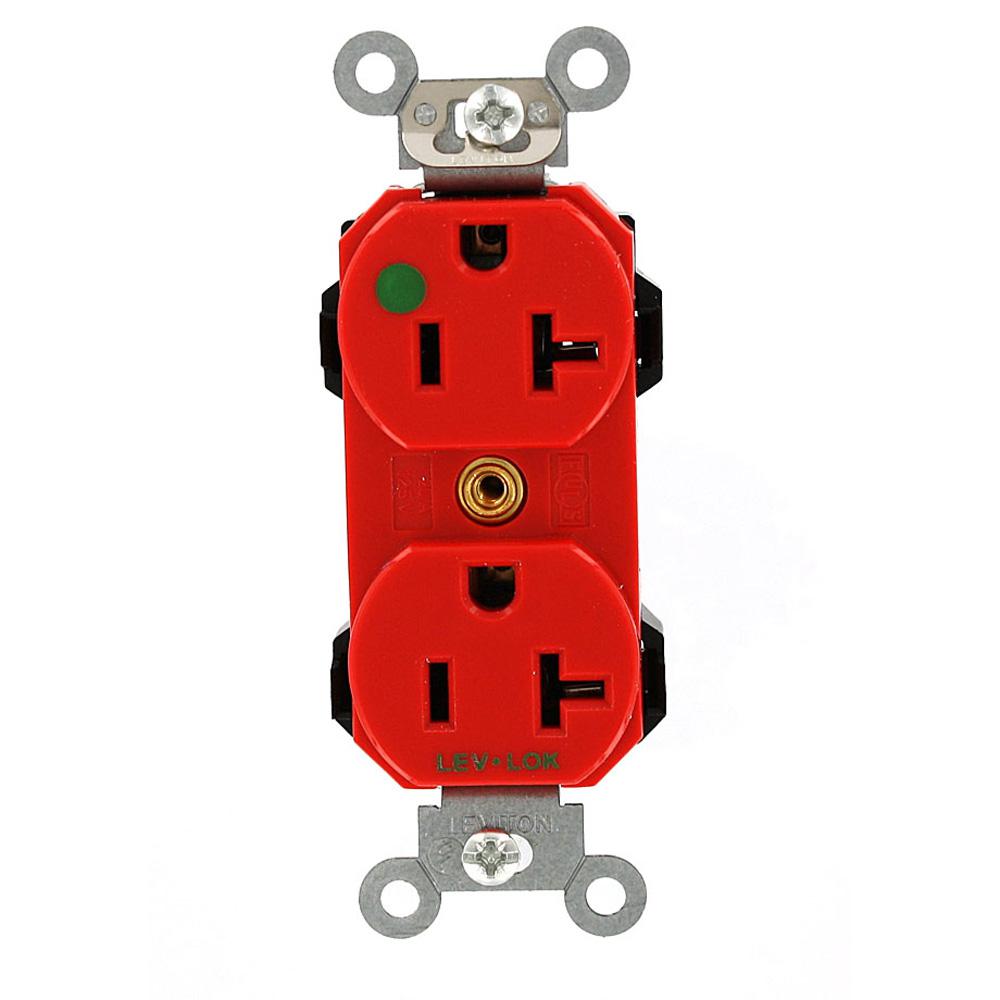 Leviton 20 Amp Lev-Lok Modular Wiring Device Hospital Grade Extra Heavy Duty... by Leviton