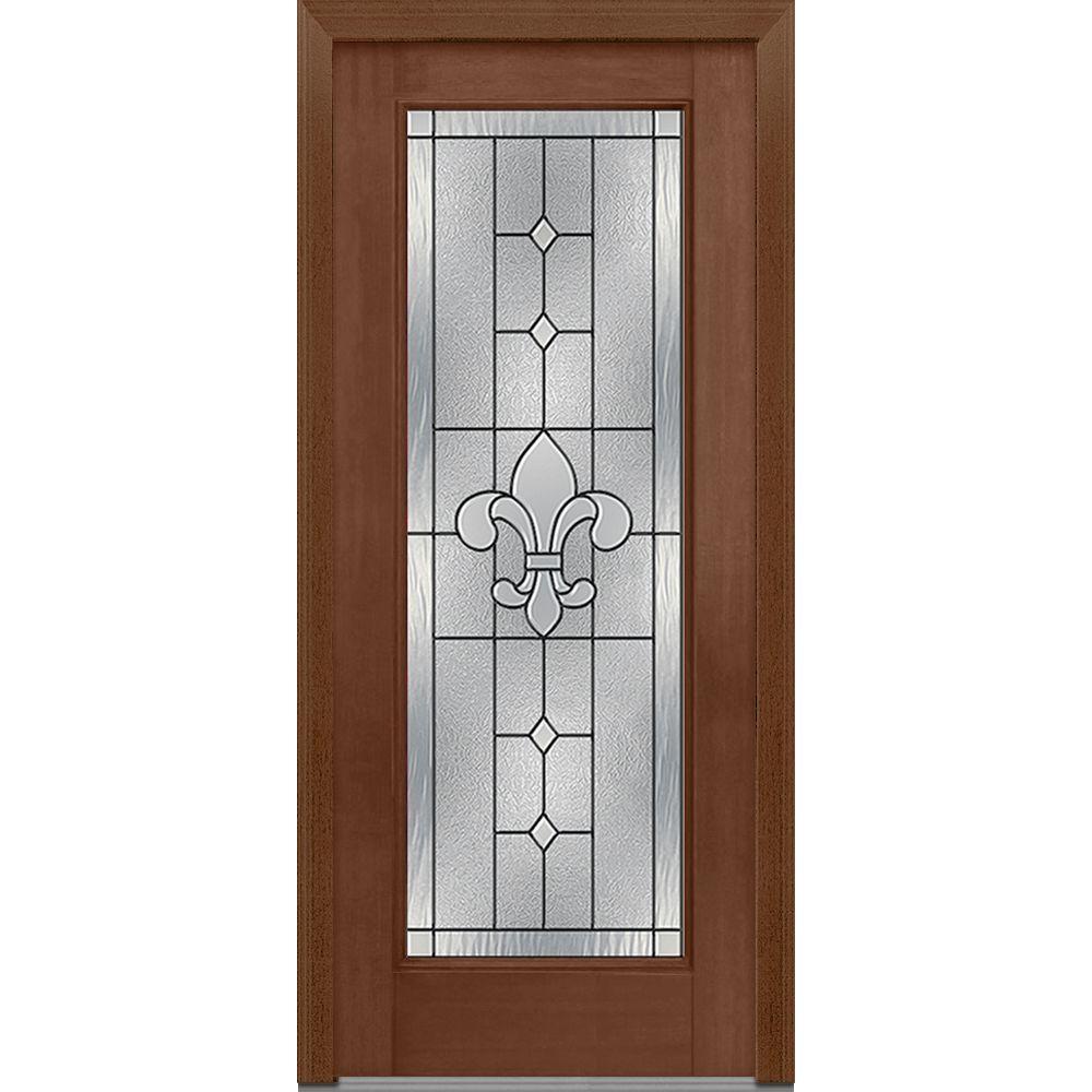 MMI Door 37.5 in. x 81.75 in. Carrollton Decorative Glass Full Lite