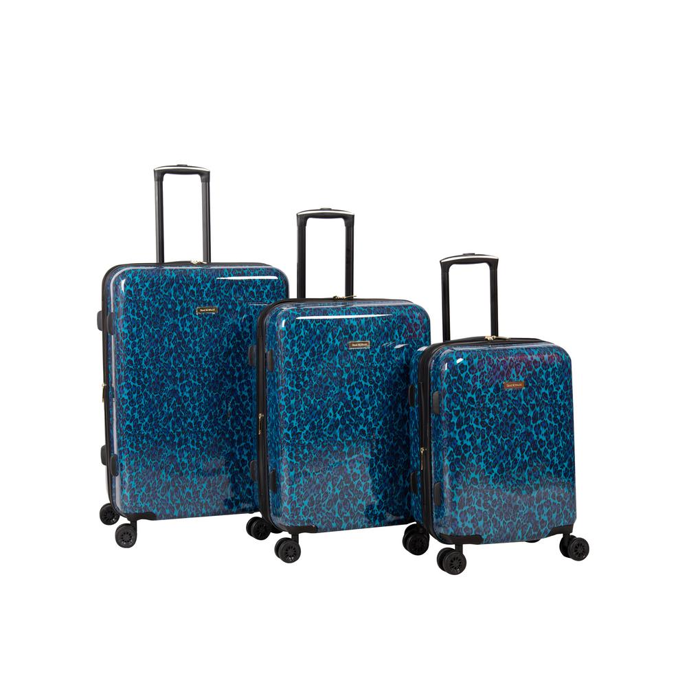 American Flyer Moraga 3-Piece Dusk Blue Hard Side Spinner Luggage Set ...