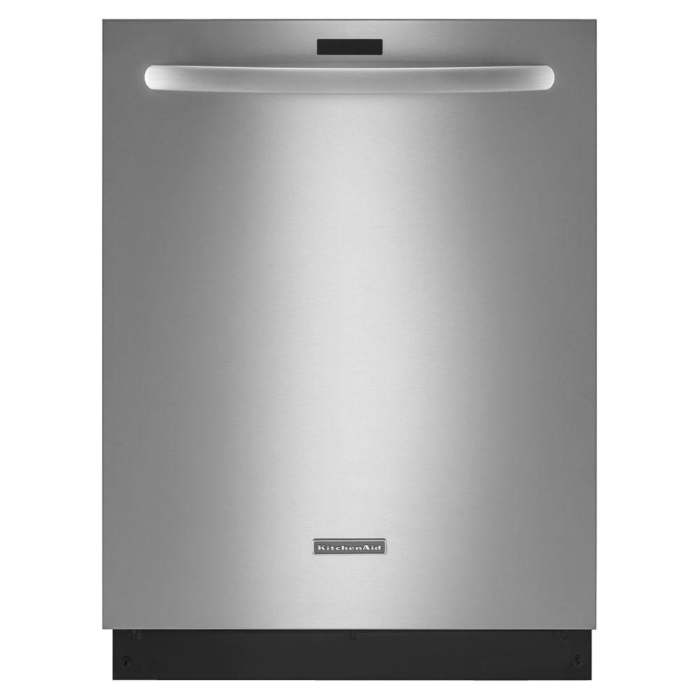 KitchenAid Top Control Dishwasher in Stainless Steel with Stainless Steel Tub by KitchenAid