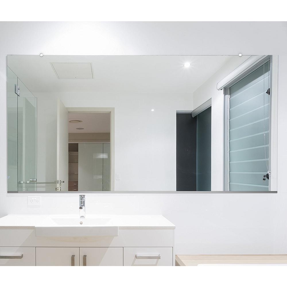 Fab Glasirror 48 In X 60 Rectangle Frameless