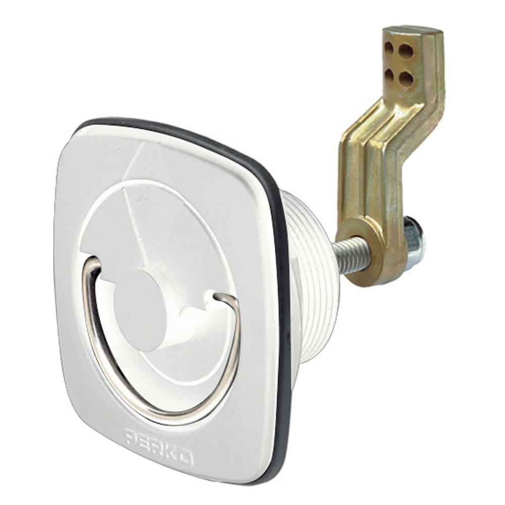 Perko Flush Mount Latch Cam in White-1082DP1WHT - The Home Depot