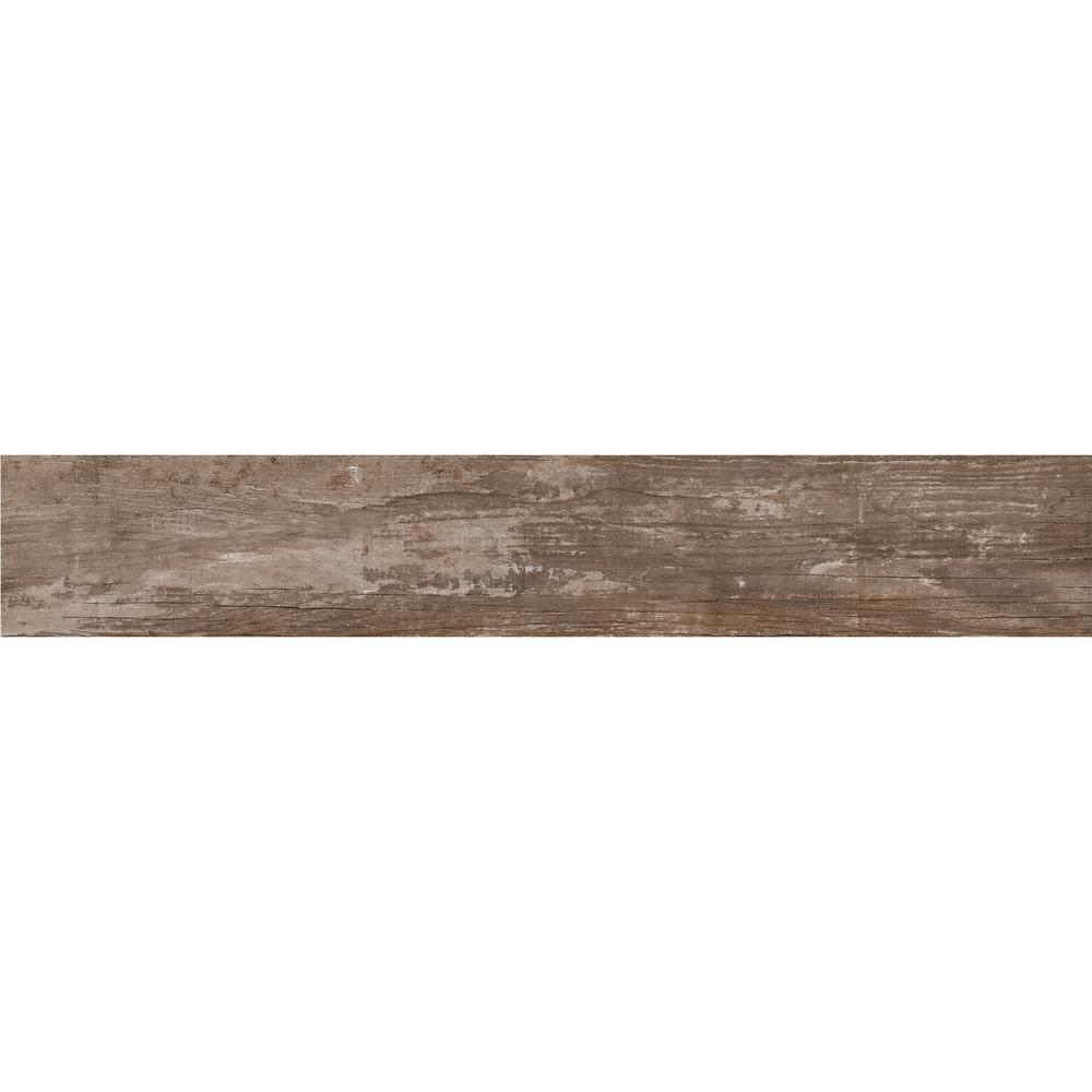 Daltile Rustic Bridge Dark Brown 8 In X 48 Color Porcelain Daltile Rustic Bridge Dark Brown 8 In X 48 Color Porcelain Floor