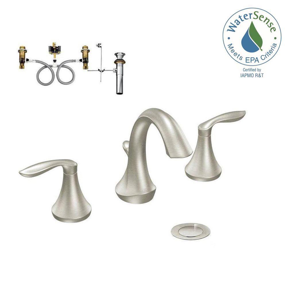 Moen Eva 8 In Widespread 2 Handle Bathroom Faucet Trim Kit With