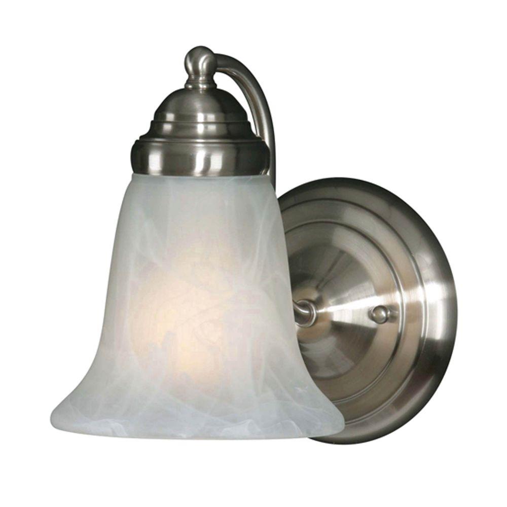 Yvette Collection 1Light Pewter Wall Sconce2221MPPWMBL The Home Depot