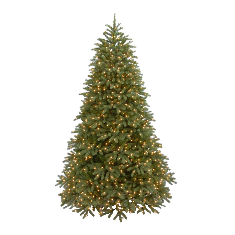 National Tree Company 9 ft. Feel Real Jersey Frasier Fir Medium Hinged Artificial Christmas Tree with 1500 Clear Lights