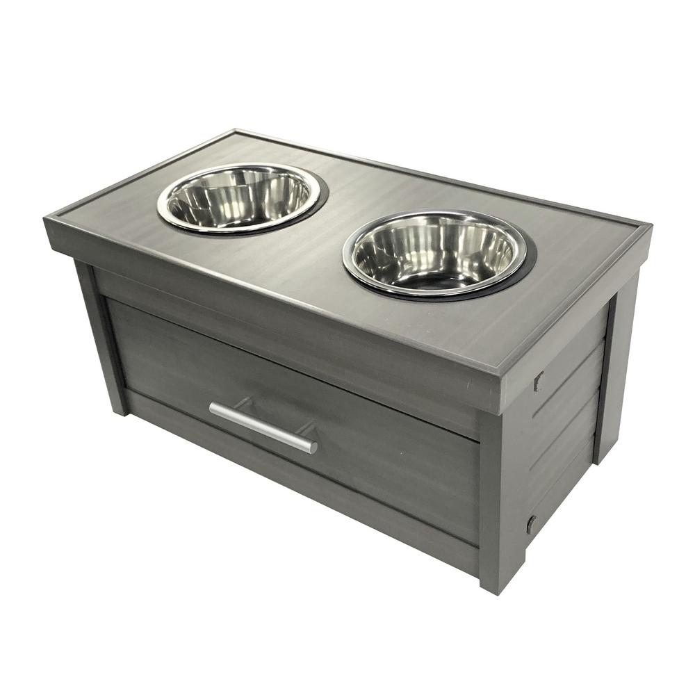 Elevated Dog Feeders Dog Feeding Supplies The Home Depot