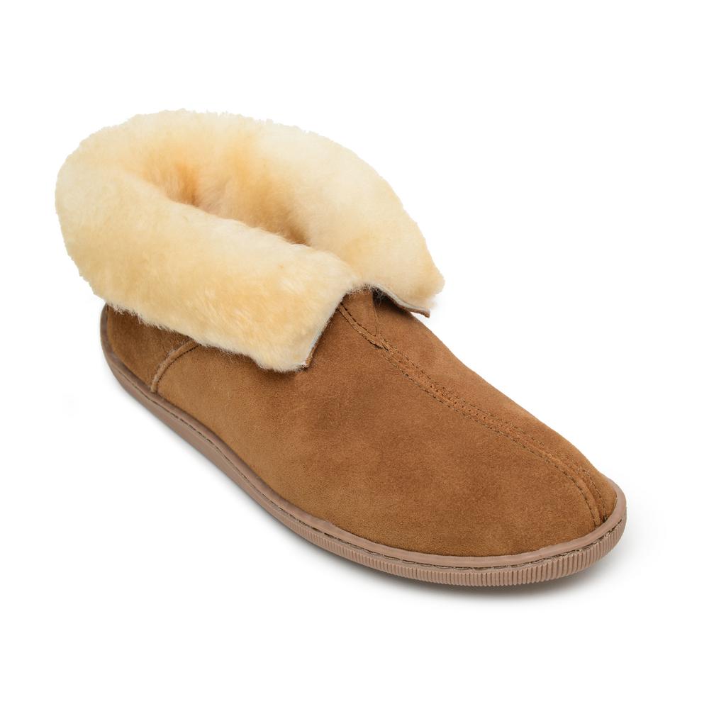mens suede boot slippers