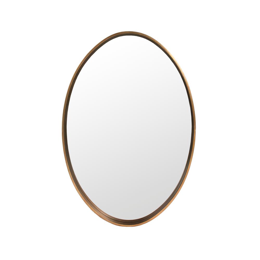 Zentique Sylvie Oval Antique Bronze Metal Mirror Ezt170113s The Zentique Sylvie Oval Antique Bronze