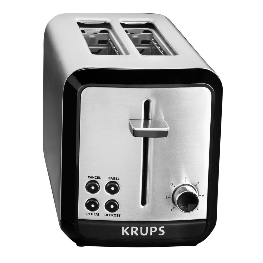 Krups Savoy 2Slice Stainless ToasterKH311050 The Home Depot