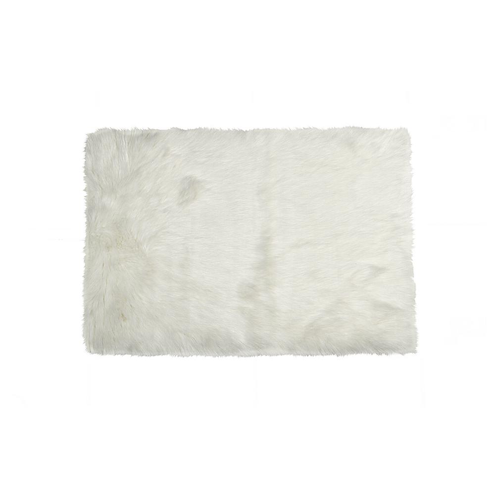 Home Decorators Collection Faux Sheepskin White 3 Ft X 5 Area Hudson Off White 3 Ft X 5 Faux Sheepskin Indoor