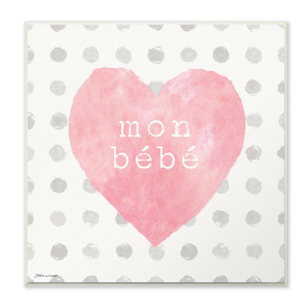 Wallpaper The Stupell Home Decor Collection 12 In X 12 In Mon Babe Pink Free