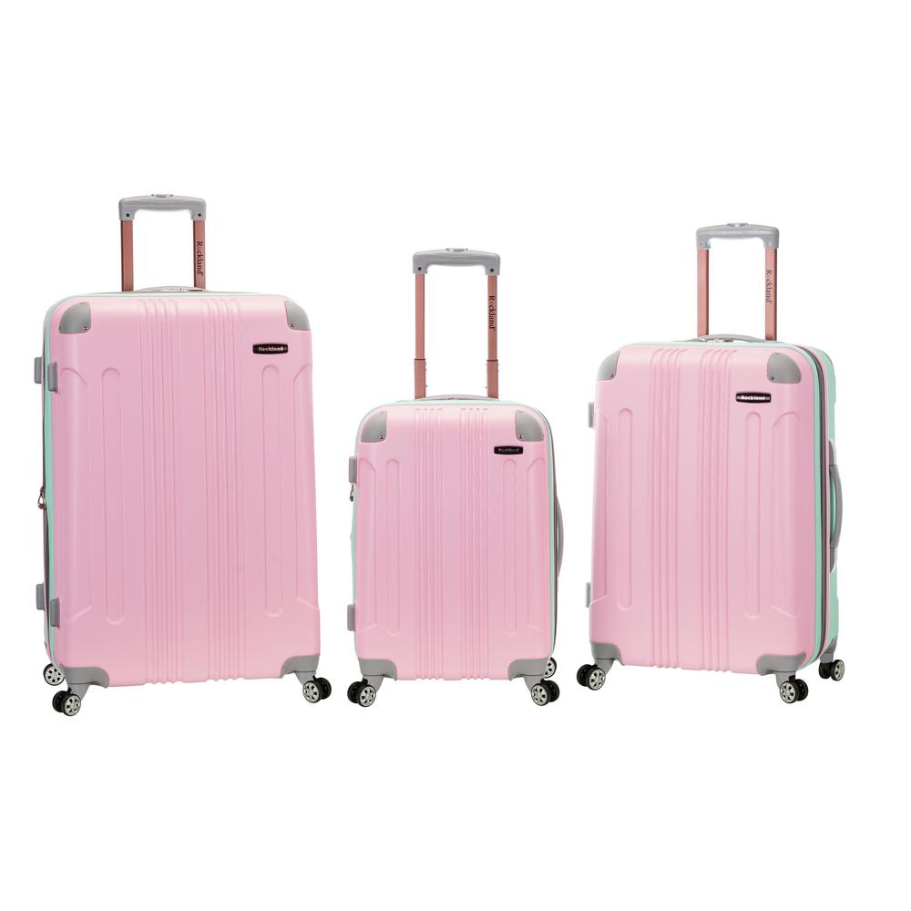 Rockland Sonic 3-Piece Hardside Spinner Luggage Set, Mint, Green was $480.0 now $144.0 (70.0% off)