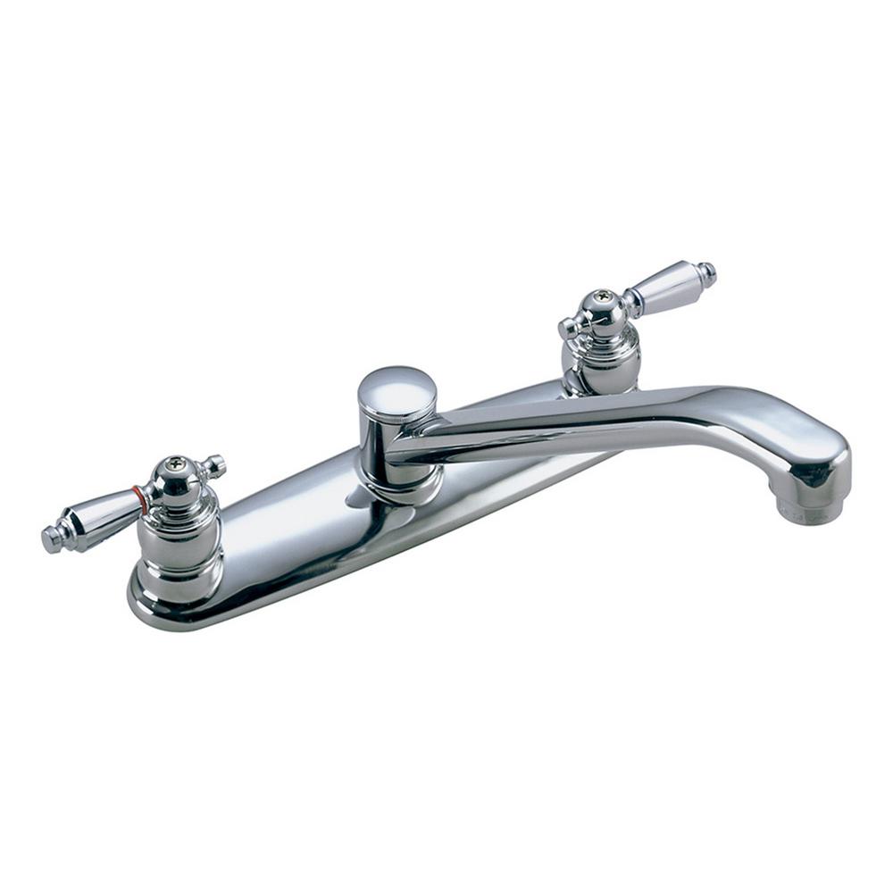 Symmons Origins 2 Handle Standard Kitchen Faucet In Polished Chrome