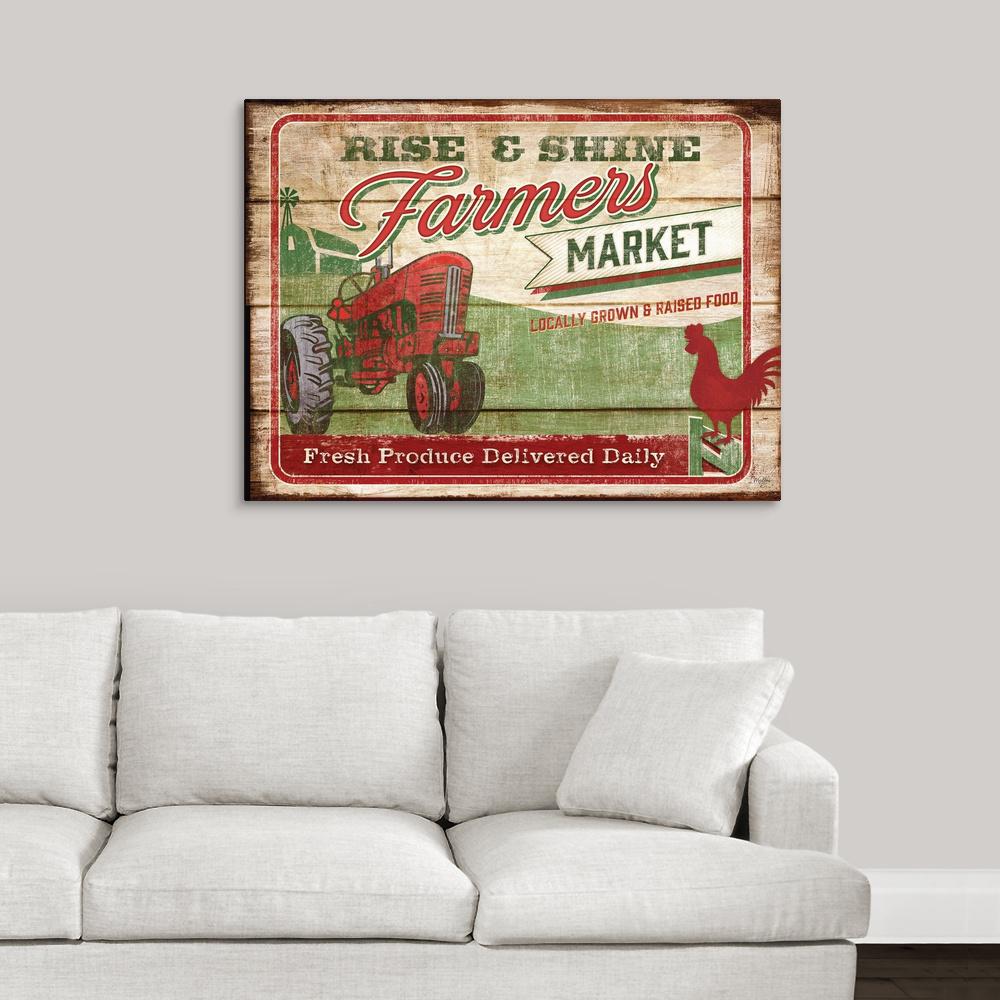 Great Big Canvas "Fresh Produce" by Mollie B. Canvas Wall Art2350029