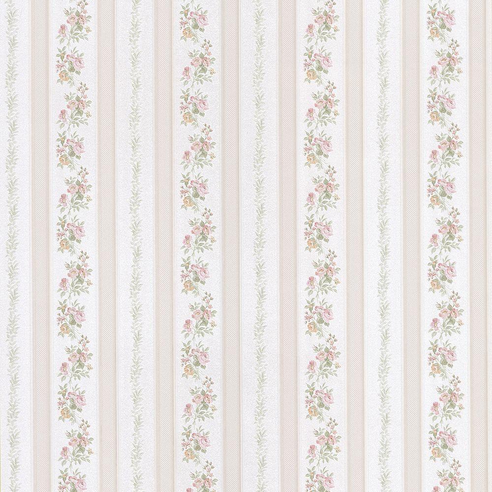 Brewster Sybill Pink Stripe Wallpaper Sample268656029SAM The Home Depot