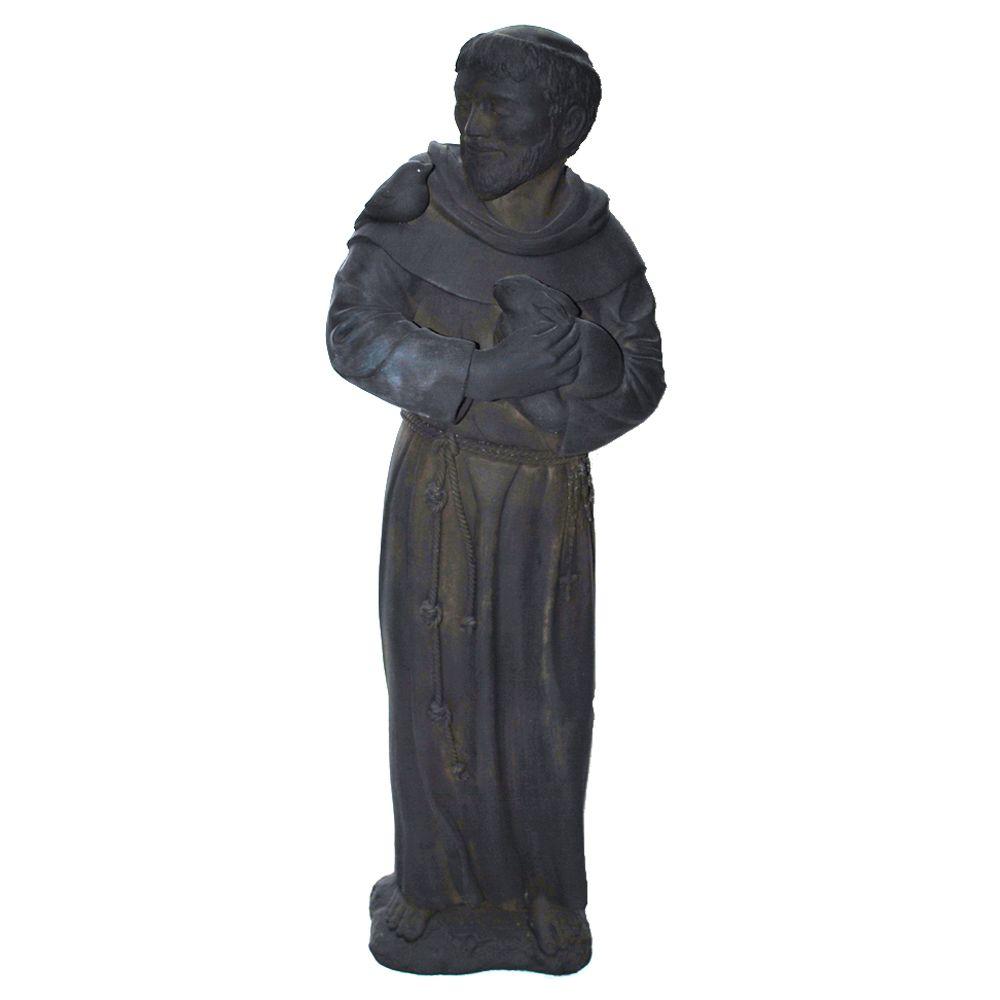 Nichols Bros Stoneworks Cast Stone St Francis Garden Statue